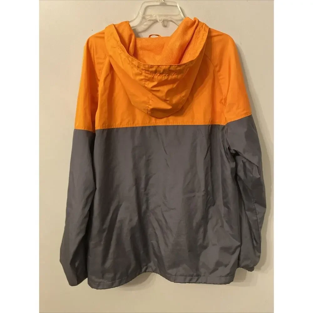 Disney Parks Walt Disney 1971 World Orange/ Gray Windbreaker Jacket Size Large - Picture 7 of 7